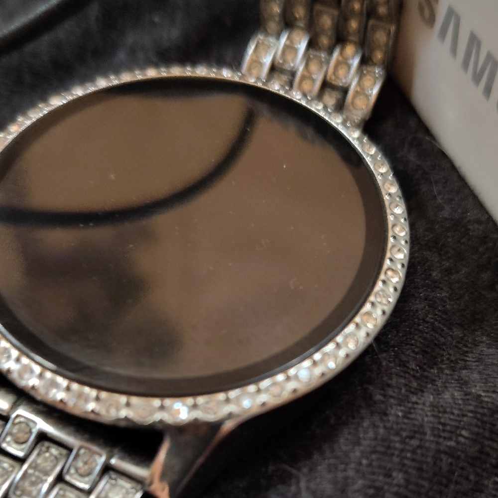Samsung Galaxy Watch4 with Silver Metal Band